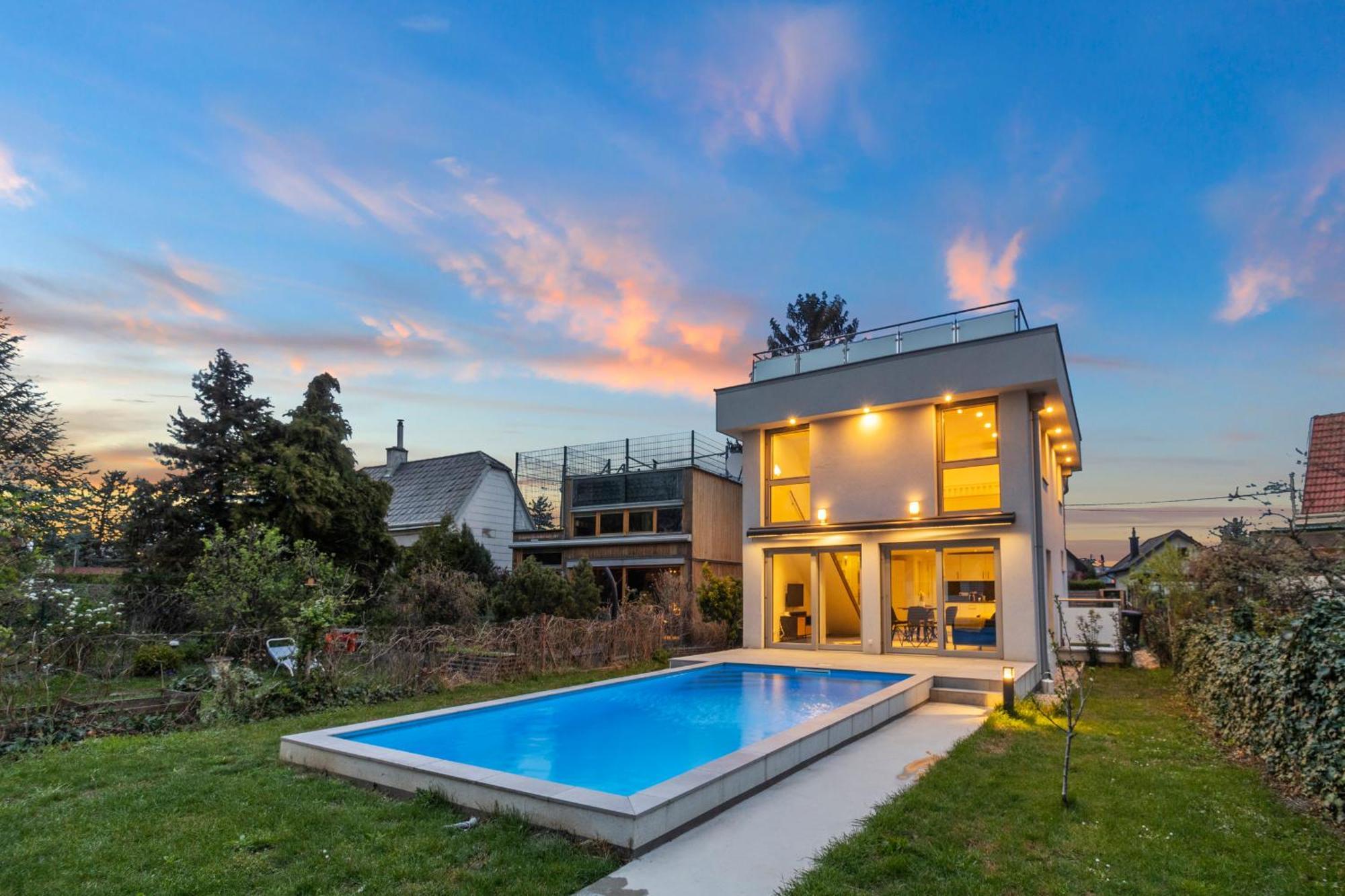 Villa Jaeger Mit Pool In Wien מראה חיצוני תמונה