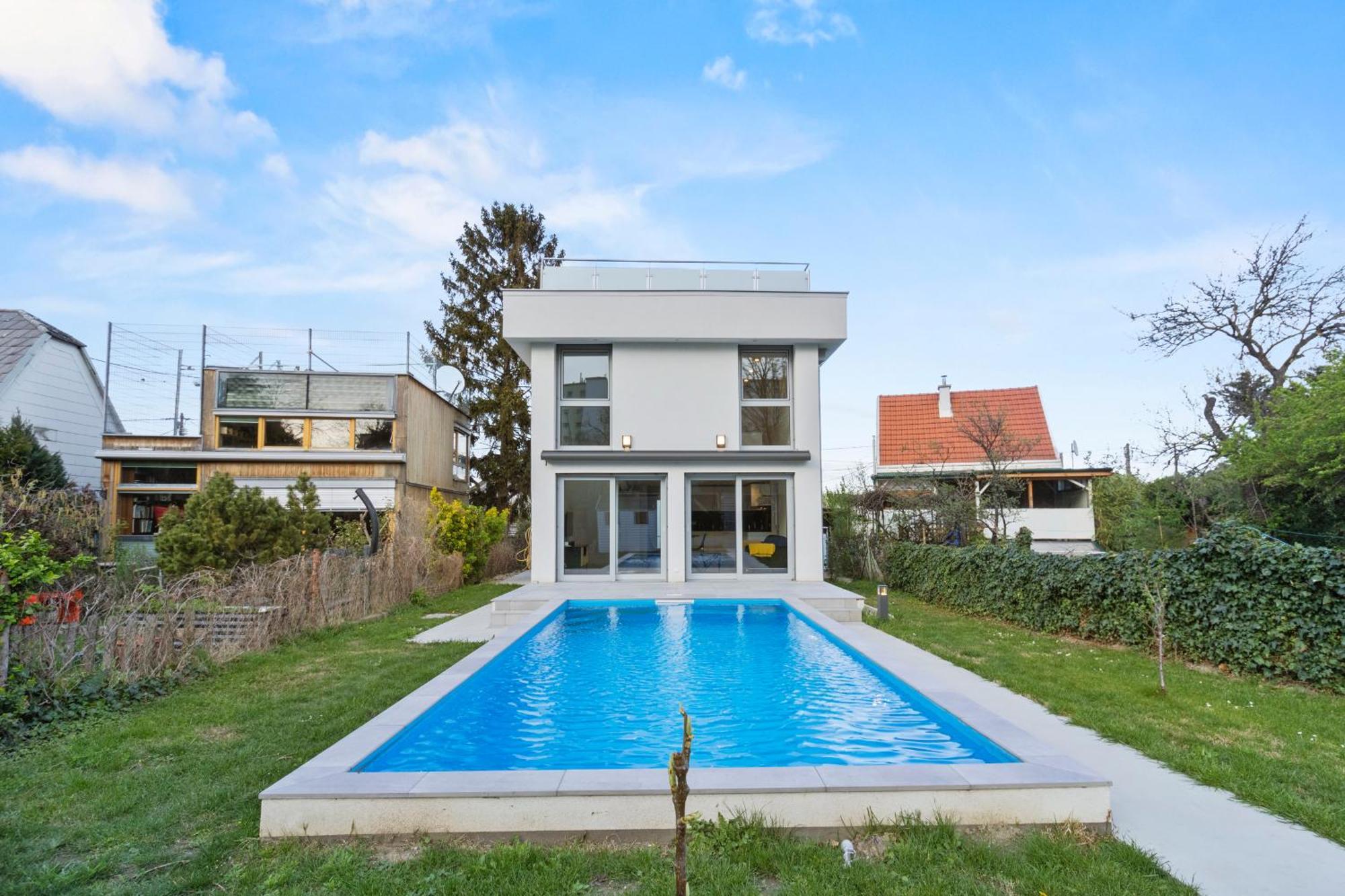 Villa Jaeger Mit Pool In Wien מראה חיצוני תמונה